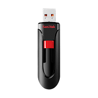 Флеш-накопитель SanDisk Cruzer Glide CZ60 64GB USB2.0 пластик черный 