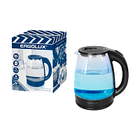Электрочайник Ergolux ELX-KG06-C02 1600W 1.8л черный (1/12)