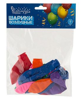 Воздушные шарики Волшебная страна 25см 10шт. (1/12/600)