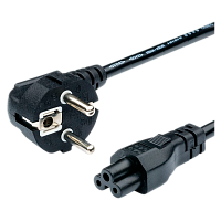 Кабель питания Atcom AT15270 евровилка-IEC 320 C5 1.8м ПВХ черный (1/10/100) 