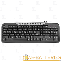 Клавиатура проводная Defender HM-830 #1 классическая USB 1.5м черный (1/20) 