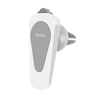 Держатель автомобильный HOCO CA37 в воздуховод магнит белый (1/210)