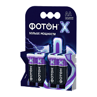 #Батарейка Фотон X LR6 AA BL4 Alkaline 1.5V (4/40/480)