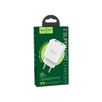 Сетевое З/У HOCO N5 1USB/Type-C 3.0A 20W PD3.0 белый (1/12/120) 