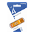 Флеш-накопитель Smartbuy Glossy 4GB USB2.0 пластик оранжевый