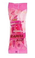 Бритва одноразовая Rapira "Berry" 2 лезвия 5шт. (1/24)