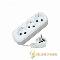 Удлинитель ЭРА U 3р.С/З 16A 1.5м белый (1/20)