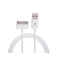 Кабель Gembird USB (m)-Apple 30pin (m) 1м силикон белый