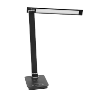 Светильник настольный Ultraflash UF-834 8W LED 3 ур.ярк.+димируемый USB черный (1/30)