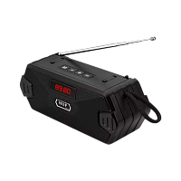 Радиоприемник HOF HF-F216 5W пластик microSD USB/Jack3.5 черный (1/80) 