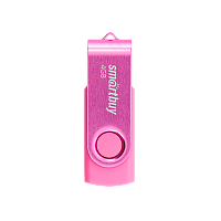 Флеш-накопитель Smartbuy Twist 4GB USB2.0 пластик розовый 