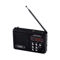 Радиоприемник Perfeo SV922 SOUND RANGER 3W пластик microSD USB/Jack3.5 черный 