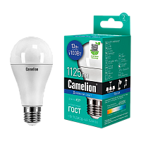 Лампа светодиодная Camelion A60 E27 13W 6500К 170-265V груша матовая (1/10/100)