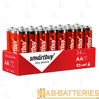 Батарейка Smartbuy LR6 AA Shrink 24 Alkaline 1.5V (24/480)