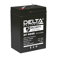 Аккумулятор свинцово-кислотный Delta DT 4045 4V 4.5Ah (1/20/720) 