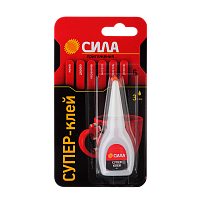 Супер-клей Сила 6г BL1 шоу-бокс (12/288/3456)