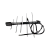 ТВ-Антенна комнатная Вектор AR-141 активная с питанием с усилителем DVB-T/T2 (1/20)