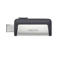 Флеш-накопитель SanDisk Ultra Dual DDC2 128GB USB3.1 Type-C (m) пластик серый