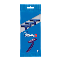 Бритва одноразовая Gillette 2 лезвия 3шт. (1/40) 