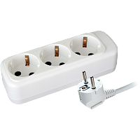 Удлинитель Volsten SR 3x5-Z 3р.С/З 10A 5.0м ПВС 3x0.75мм² IP20 белый (1/20)
