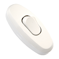 Выключатель для бра Makel 1-клав.пластик белый 10014 (1/60)