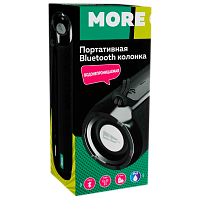 Портативная колонка MORE CHOICE BS22 bluetooth 5.3 microSD черный 