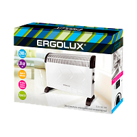 Обогреватель конвекционный ERGOLUX ELX-СH01-C01 220-240В, 750/125Вт белый