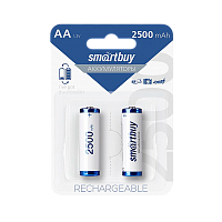 Аккумулятор бытовой Smartbuy HR6 AA BL2 NI-MH 2500mAh (2/24/240)