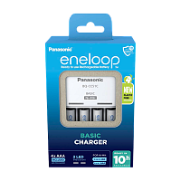 З/У для аккумуляторов Panasonic eneloop Smart-Quick Charger AA/AAA 4 слота +4AAA 800mAh (1/4)