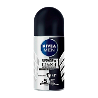 Дезодорант мужской Nivea черное и белое Original роликовый 50мл (1/30) 