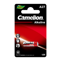 Батарейка Camelion LR27/A27/MN27 BL1 Alkaline 12V 0%Hg (1/20/900) 