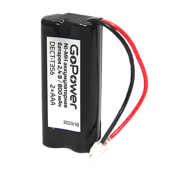 Аккумулятор для радиотелефонов GoPower T356 PC1 NI-MH 800mAh (1/15/300) 