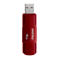 Флеш-накопитель Smartbuy Clue 16GB USB2.0 пластик бургунди