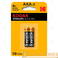 Батарейка Kodak XTRALIFE LR03 AAA BL2 Alkaline 1.5V (2/20/100)