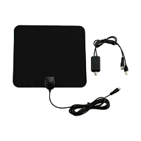 ТВ-Антенна комнатная Вектор AR-118 активная с питанием с усилителем DVB-T/T2 (1/20)