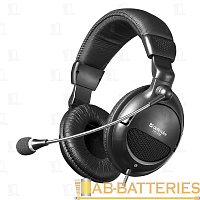 Наушники полноразмерные Defender HN-898 Orpheus с микр. черный (1/24)