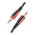 Кабель AUX Borofone BL14 Jack 3.5mm (m)-Jack 3.5mm (m) 2.0м ПВХ черный (1/63/252)