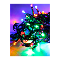 #Гирлянда Космос 50LED 6.5м лампочки нить 8 режимов ассорти (1/100)