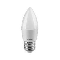 Лампа светодиодная ОНЛАЙТ Свеча 8W Е27 C37-8-230-4K-E27-FR холодный свет (1/10/100)