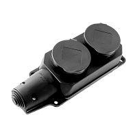 Колодка Прогресс 2р.С/З каучук черный (без инд.упаковки) (1/10/60)