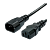 Кабель питания GoPower C14 (m)-C13 (f) 1.8м ПВХ 0.75мм удлинитель черный (1/10/100)