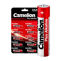 Батарейка Camelion Plus LR03 AAA BL10 Alkaline 1.5V отрывные (10/120/720) 