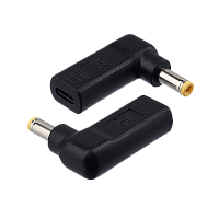 Адаптер GoPower Type-C (m)-5.5x2.5mm (m) для ноутбуков черный