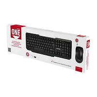 Набор клавиатура+мышь беспроводной Smartbuy 230346AG ONE черный (1/20)