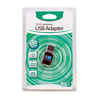 Wi-Fi адаптер Без бренда WD-3505B 2.4 ГГц 150Мбит USB 802.11 без антенны черный (1/500)