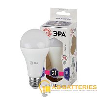 Лампа светодиодная ЭРА A65 E27 21W 6000К 170-265V груша
