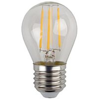 Лампа светодиодная филамент ЭРА P45 E27 5W 4000К 170-265V шар (1/25/50)