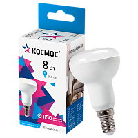 Лампа светодиодная Космос R50 E14 8W 4500К 220V