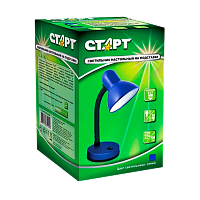 Светильник настольный Старт CT02 40W 220V E27 на основании синий (1/30)