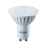 Лампа светодиодная Navigator PAR16 GU10 1.6W 3000К 230V софит прозрачная